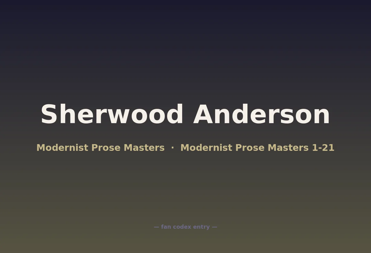 Sherwood Anderson