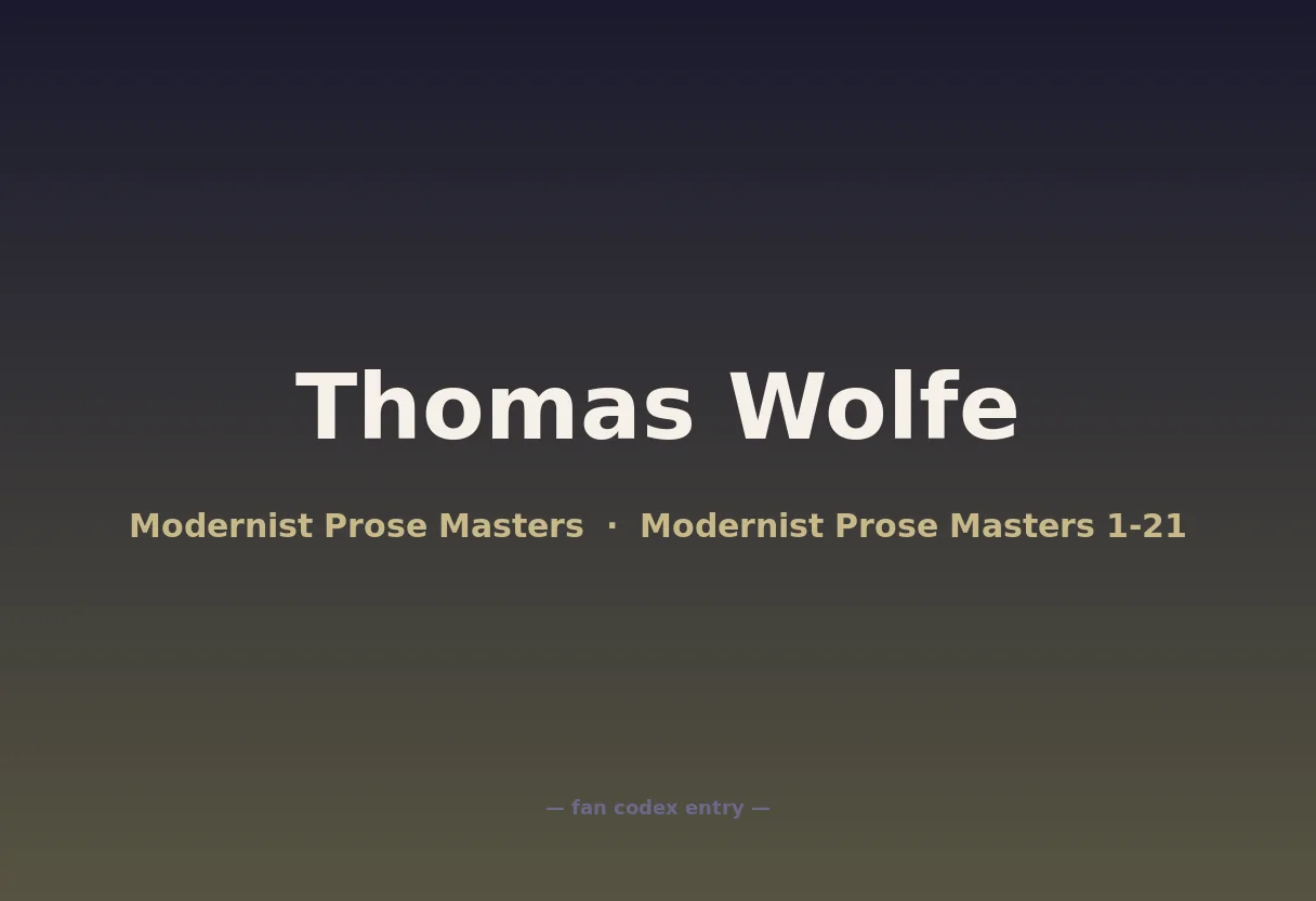 Thomas Wolfe